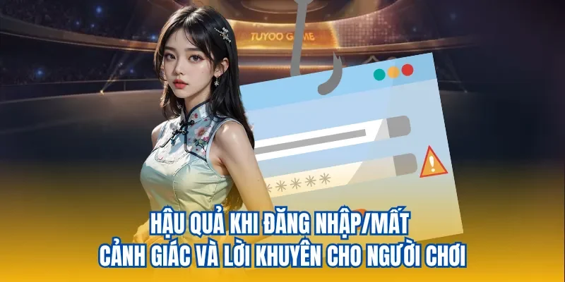 Hậu quả khi đăng nhập/mất cảnh giác và lời khuyên cho người chơi